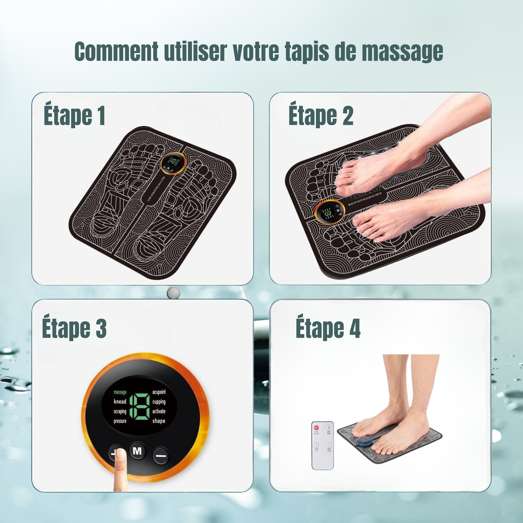 Tapis de massage thérapeutique EMS
